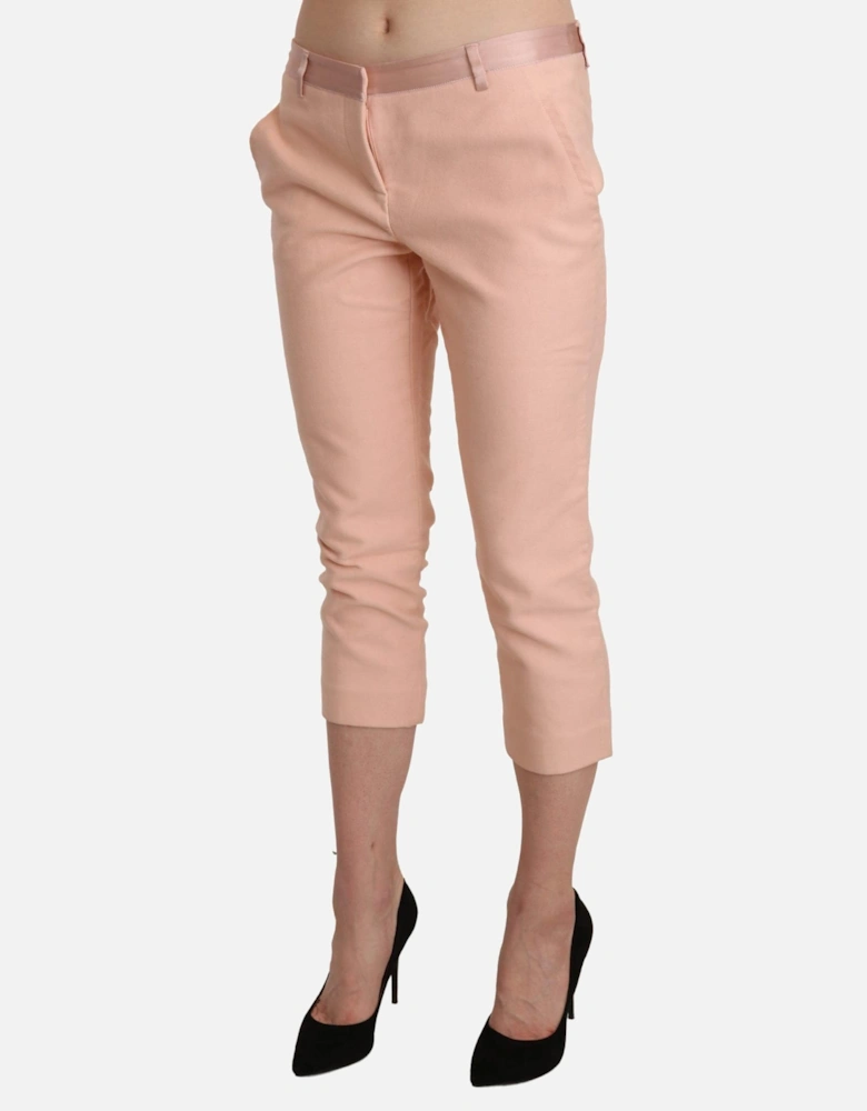 Capri Pants Peach Women - Pink Jeans