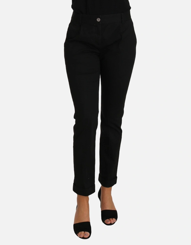 Dolce Gabbana Culotte Pants Black Women Jeans