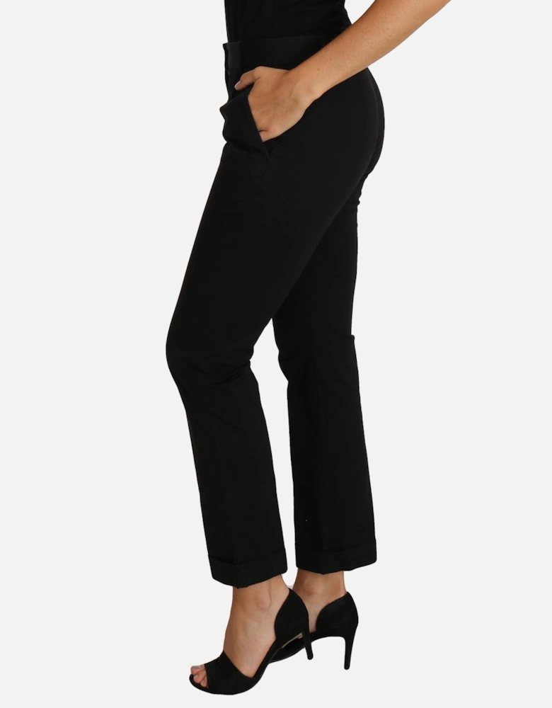 Dolce Gabbana Culotte Pants Black Women Jeans