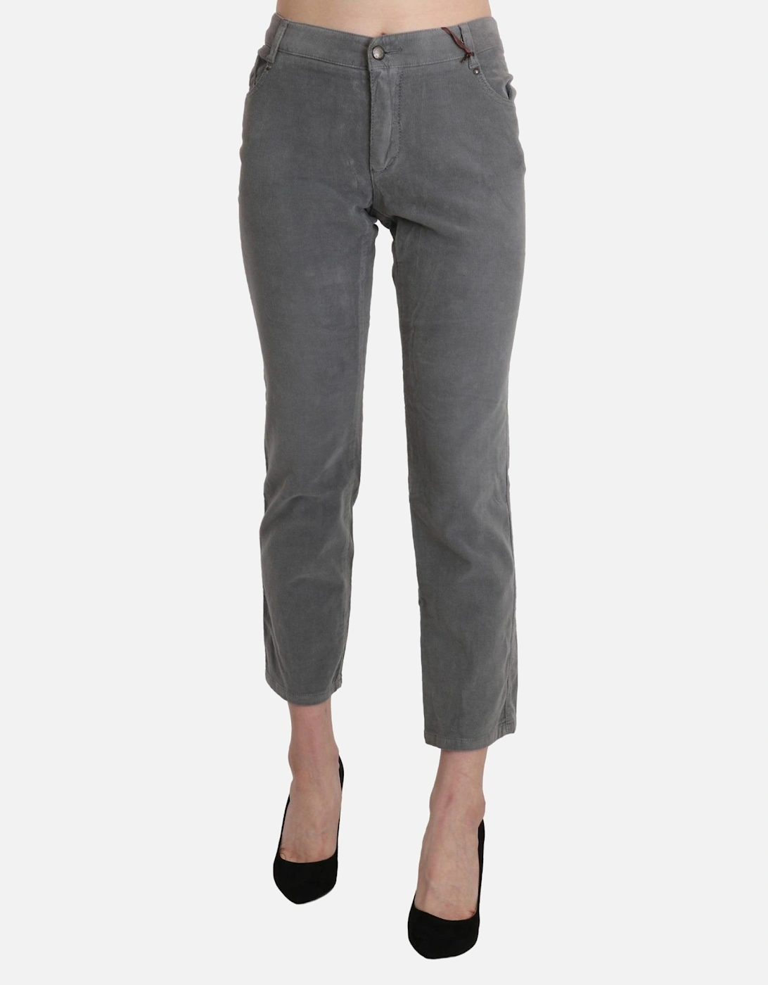 Corduroy Pants PAN71148 Women - Gray Jeans, 5 of 4
