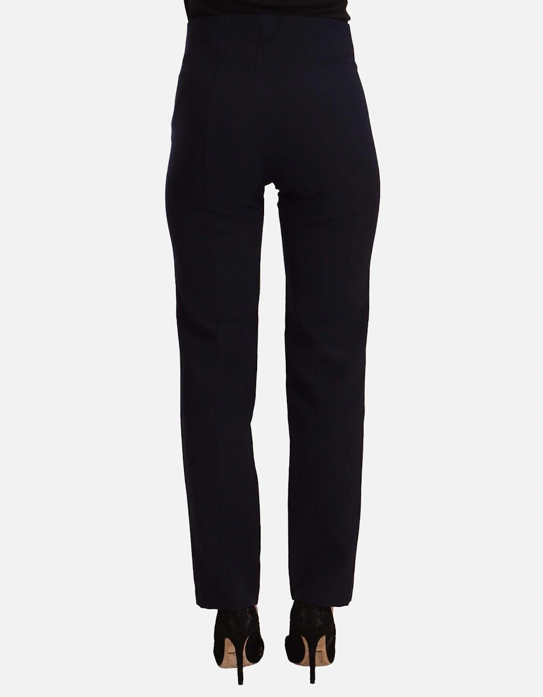 Straight Leg Pants Navy Women - Black Jeans