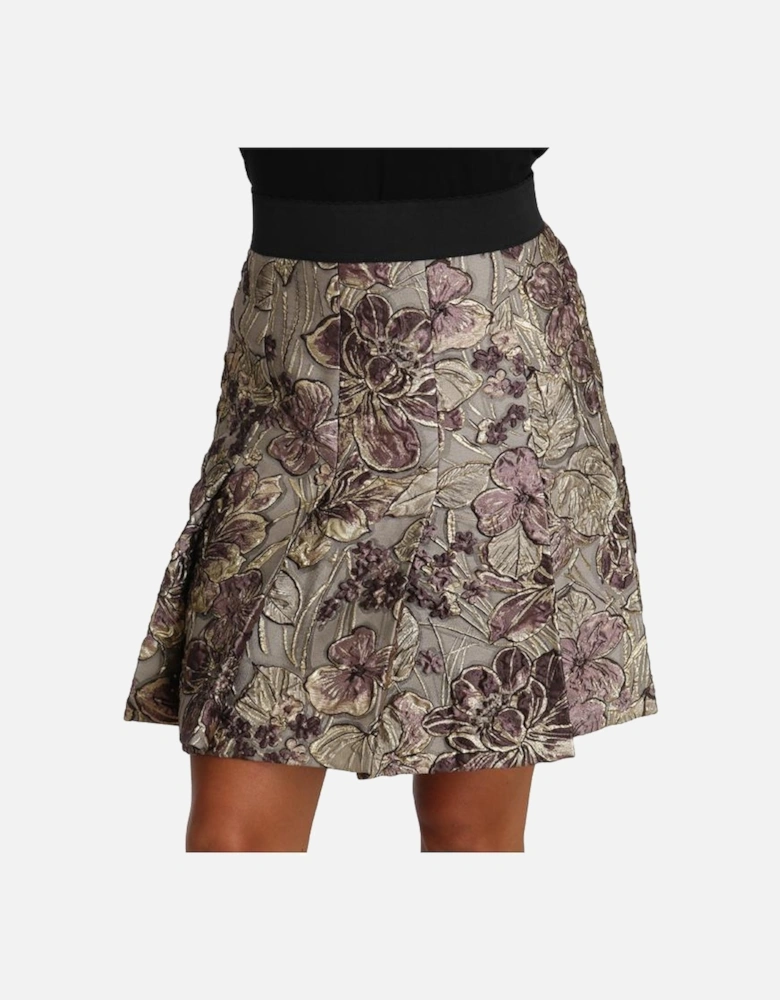 Dolce Gabbana Floral Brocade Mini Skirt Women - Multicolor