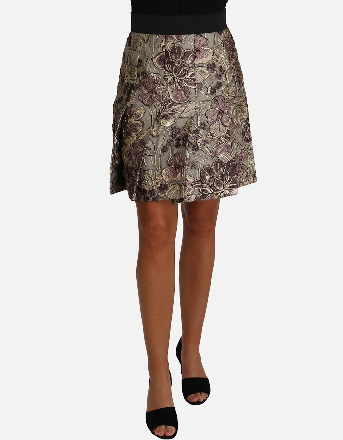 Dolce Gabbana Floral Brocade Mini Skirt Women - Multicolor, 7 of 6