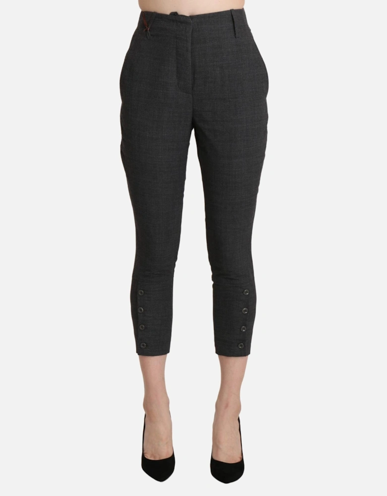 Cropped Pants PAN71137 Women - Black Jeans