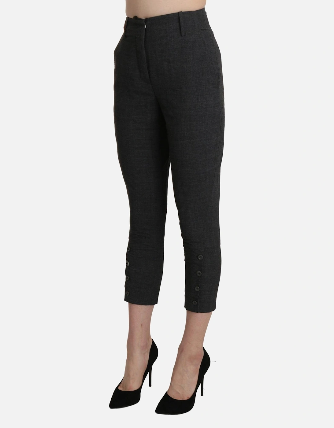 Cropped Pants PAN71137 Women - Black Jeans