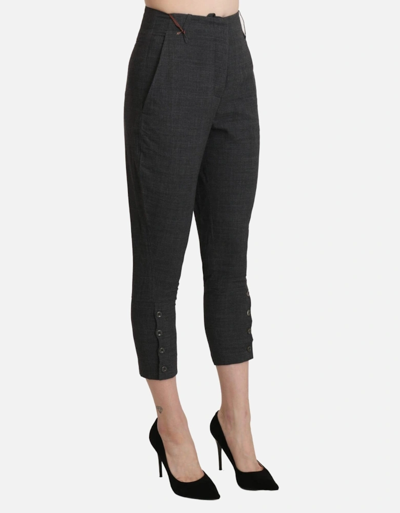 Cropped Pants PAN71137 Women - Black Jeans