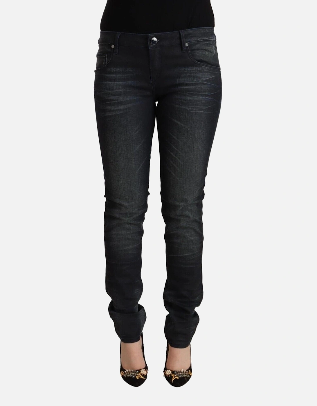 Skinny Jeans Women - Black Jeans, 4 of 3
