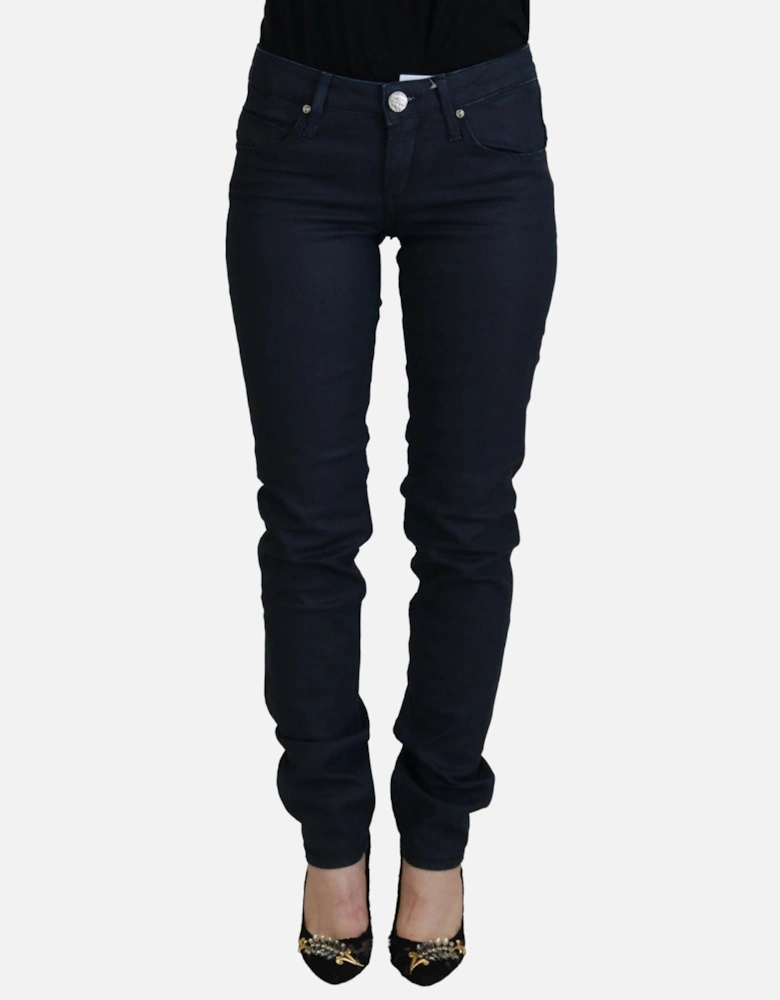 Low Waist Skinny Denim Jeans Women - Blue Jeans