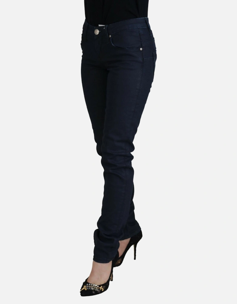 Low Waist Skinny Denim Jeans Women - Blue Jeans