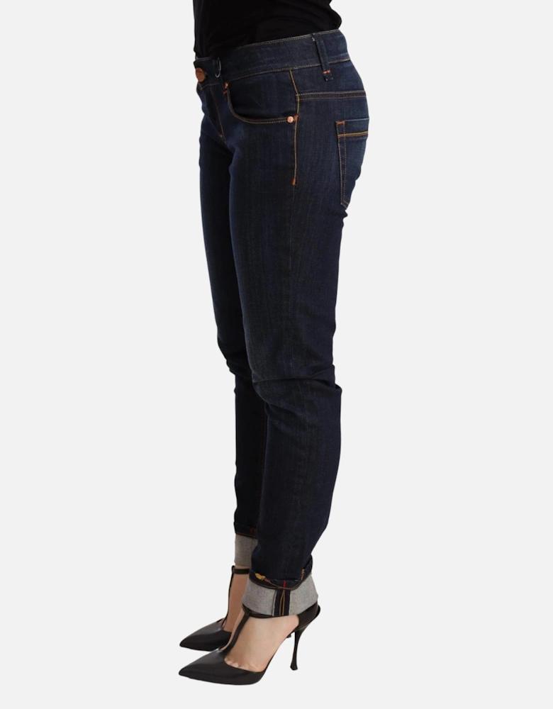 Skinny Jeans Dark Wash Women - Blue Jeans