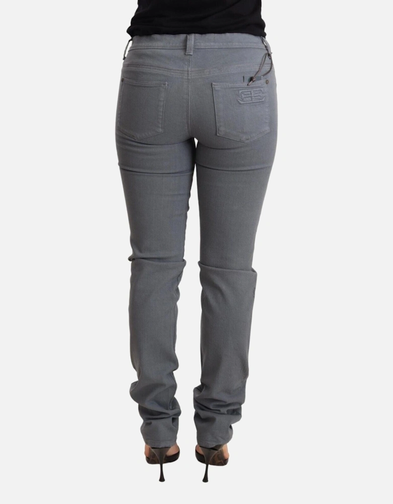 Grey Straight Leg Jeans Women - Gray Jeans