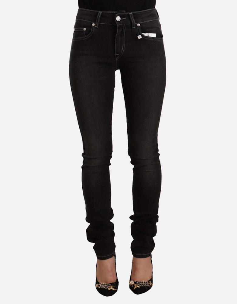 Straight Leg Jeans Women - Black Jeans