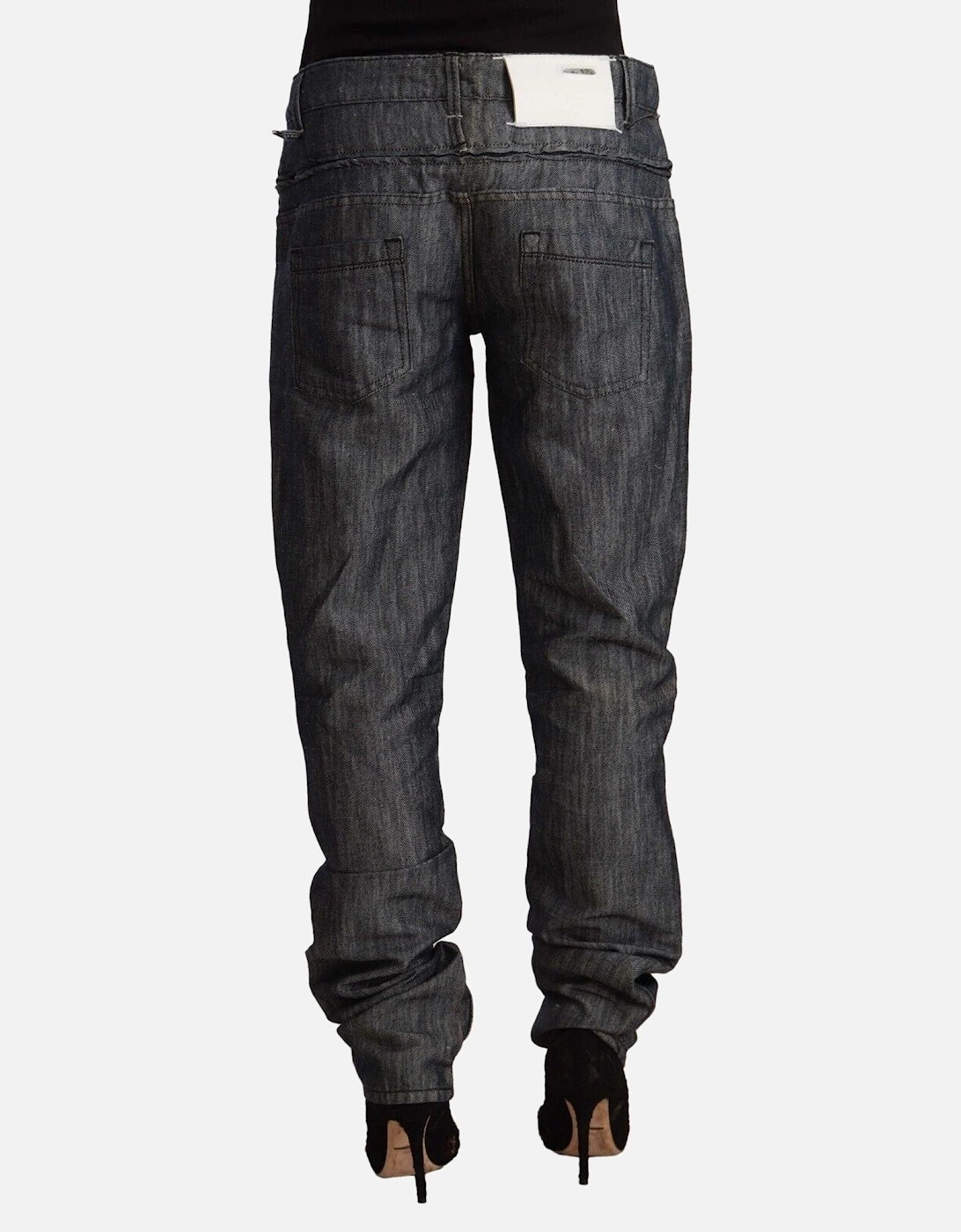 Relaxed Fit Jeans Dark Wash Women - Gray Jeans