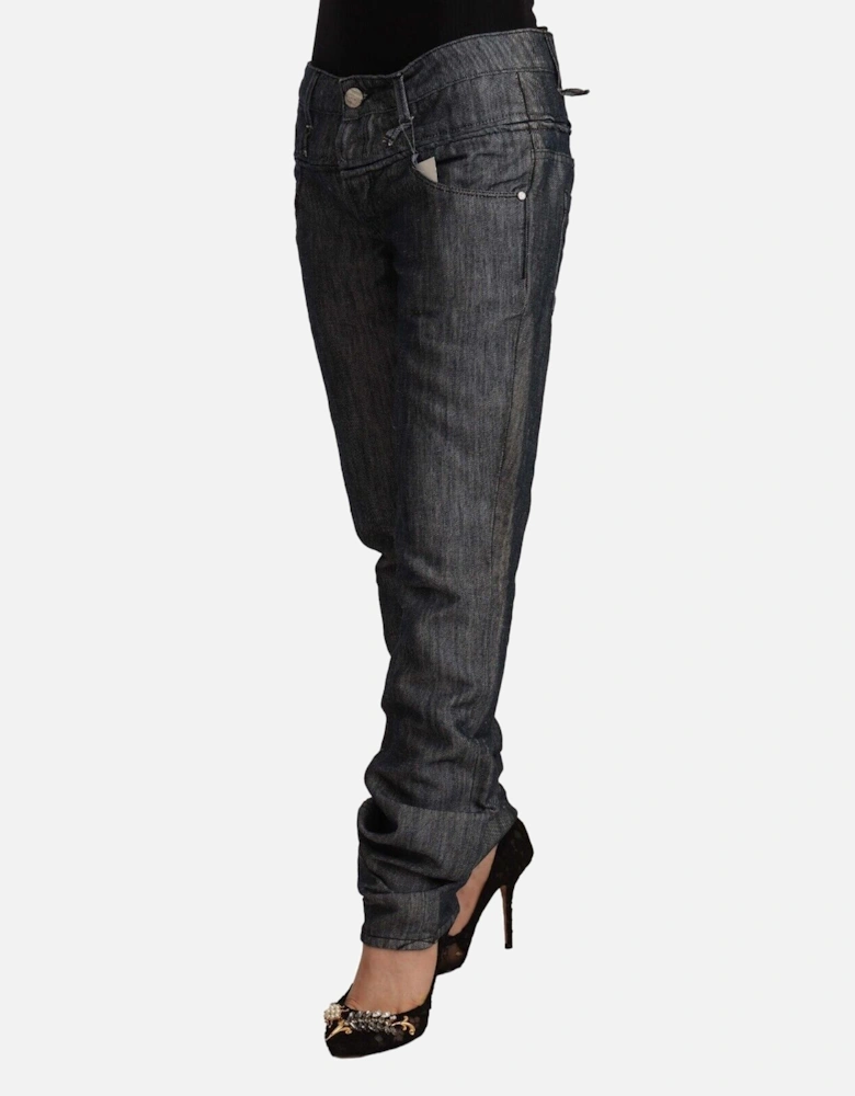 Relaxed Fit Jeans Dark Wash Women - Gray Jeans