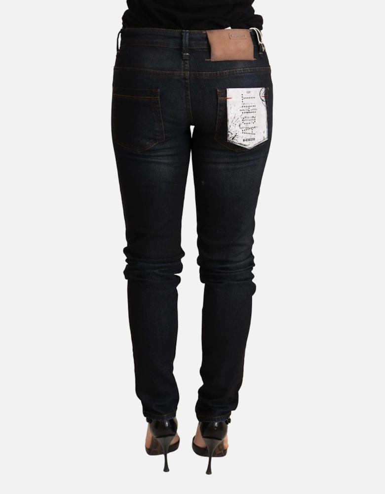 Skinny Jeans Dark Wash Women - Blue Jeans