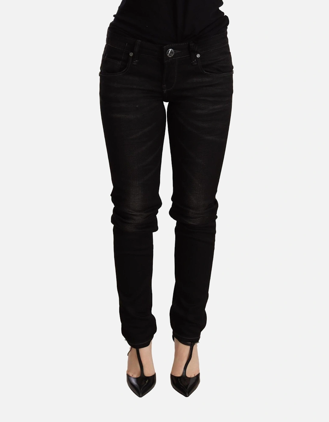 Skinny Jeans Black Women Jeans, 4 of 3