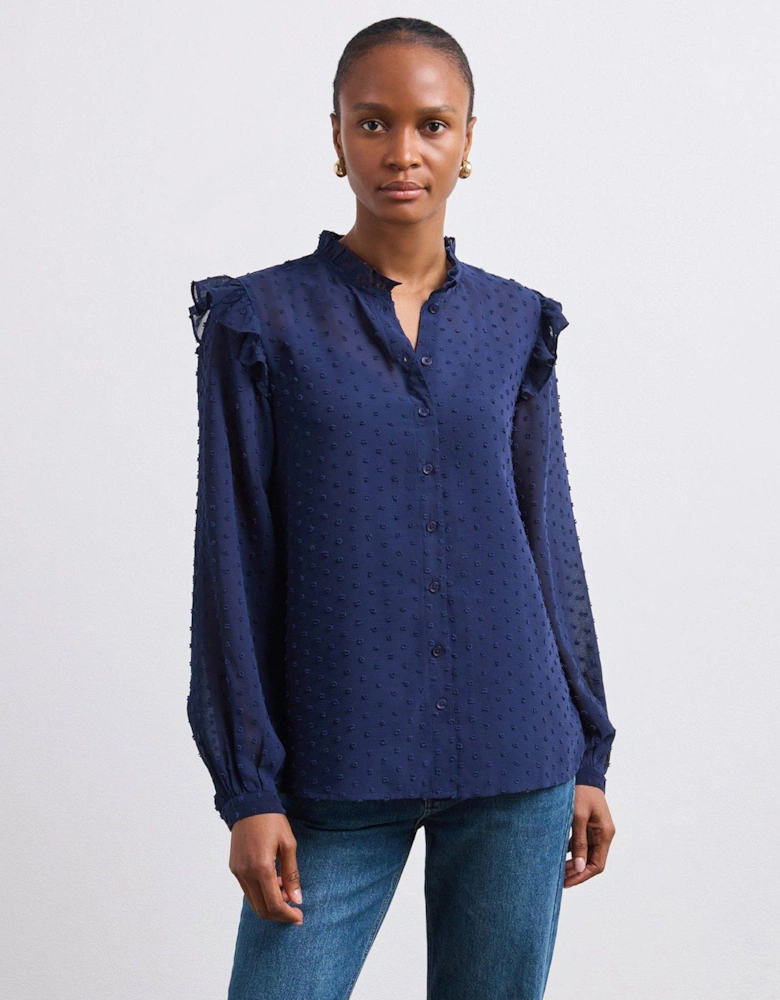 Lelani Blouse - Navy