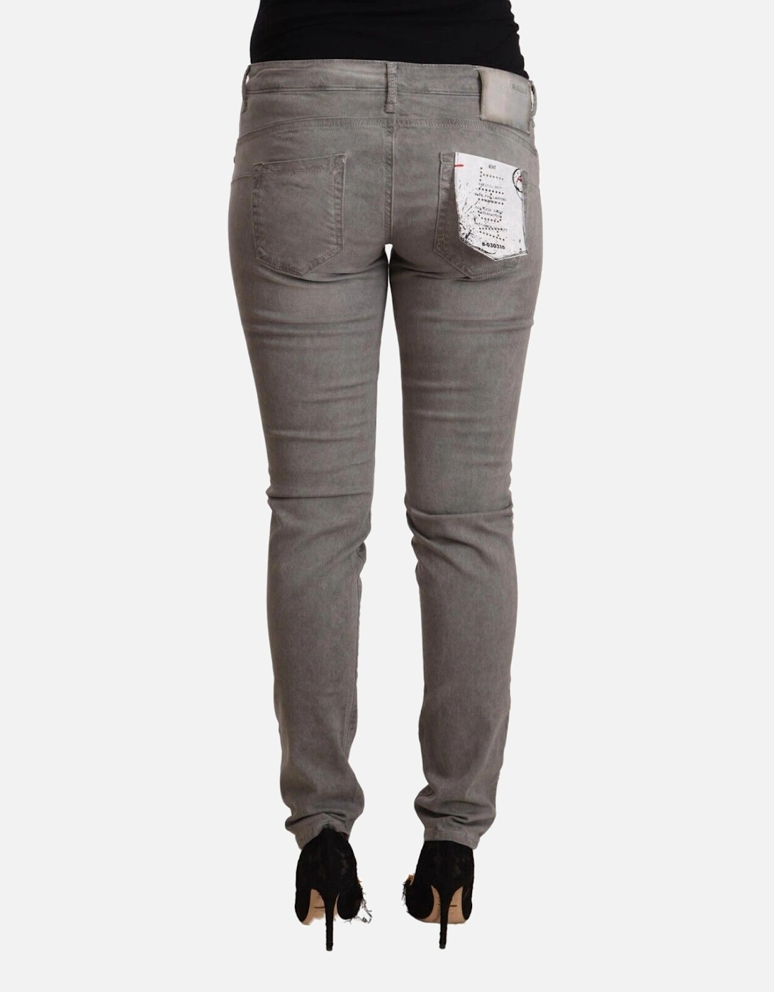 Grey Straight Leg Jeans Style PAN71841 Women - Gray Jeans