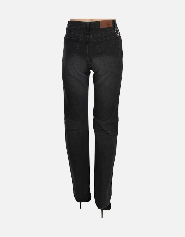 Black Jeans Straight Leg Women Jeans