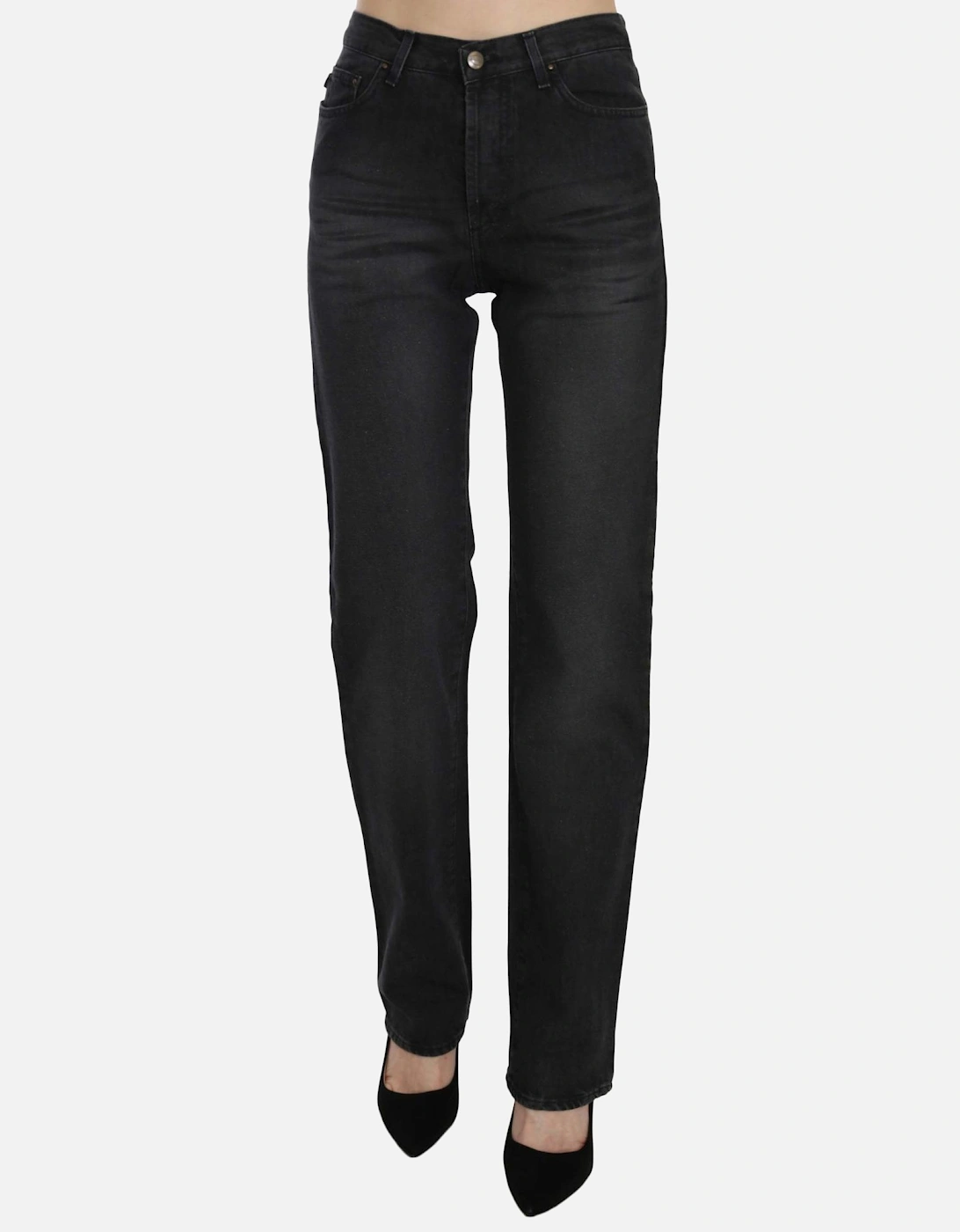 Black Jeans Straight Leg Women Jeans, 5 of 4
