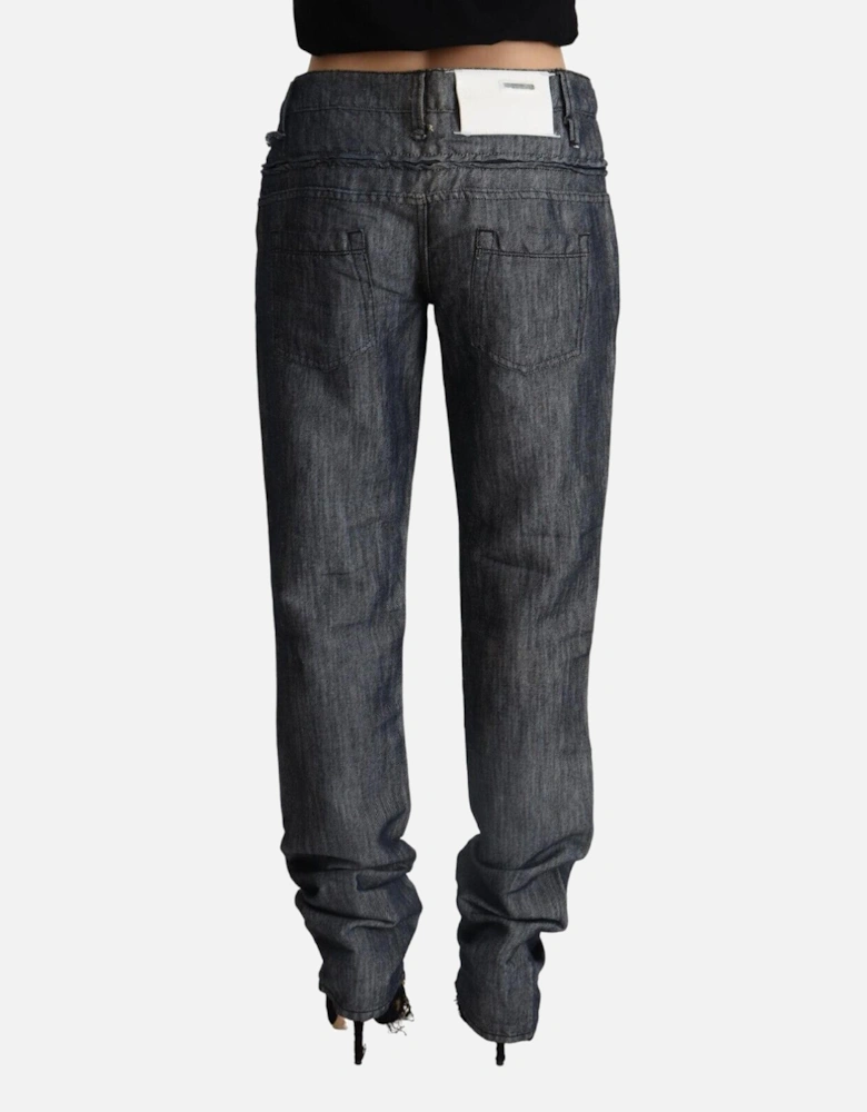 Jeans Casual Style Women - Dark Gray Jeans
