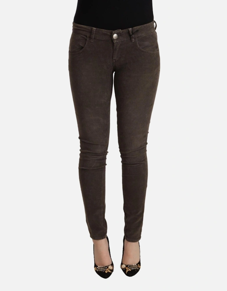 Corduroy Pants Women - Brown Jeans