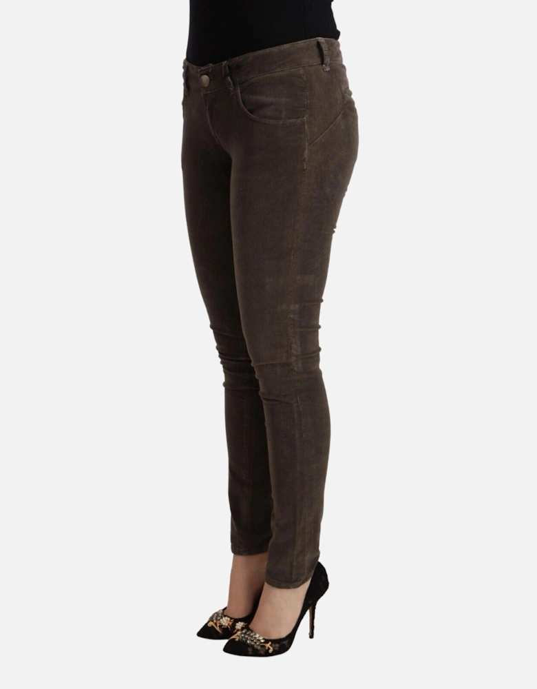 Corduroy Pants Women - Brown Jeans