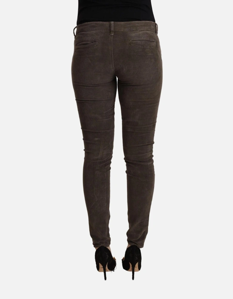 Corduroy Pants Women - Brown Jeans