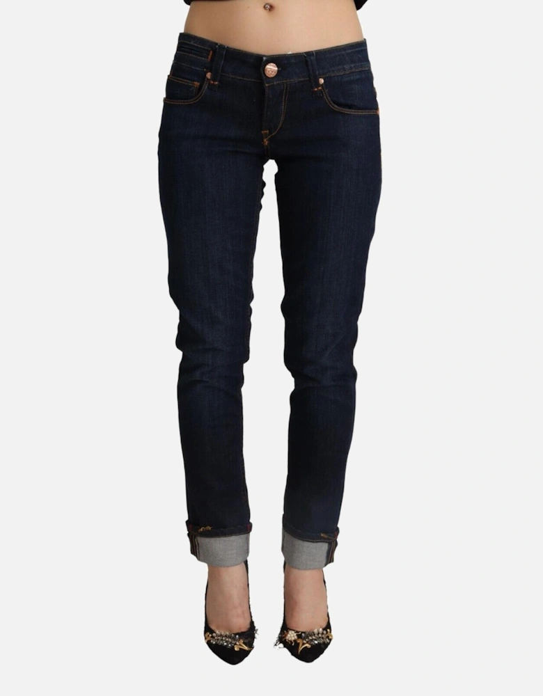 Skinny Jeans Dark Wash Women - Blue Jeans