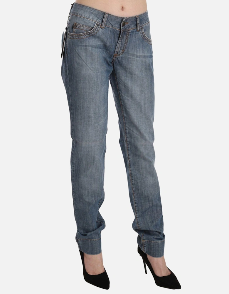 Jeans Straight Leg Women - Blue Jeans