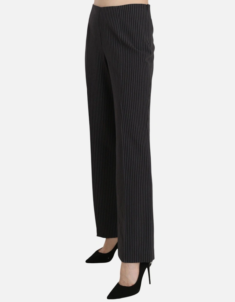 Pinstripe Pants PAN70094 Women - Black Jeans