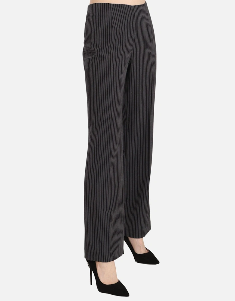 Pinstripe Pants PAN70094 Women - Black Jeans