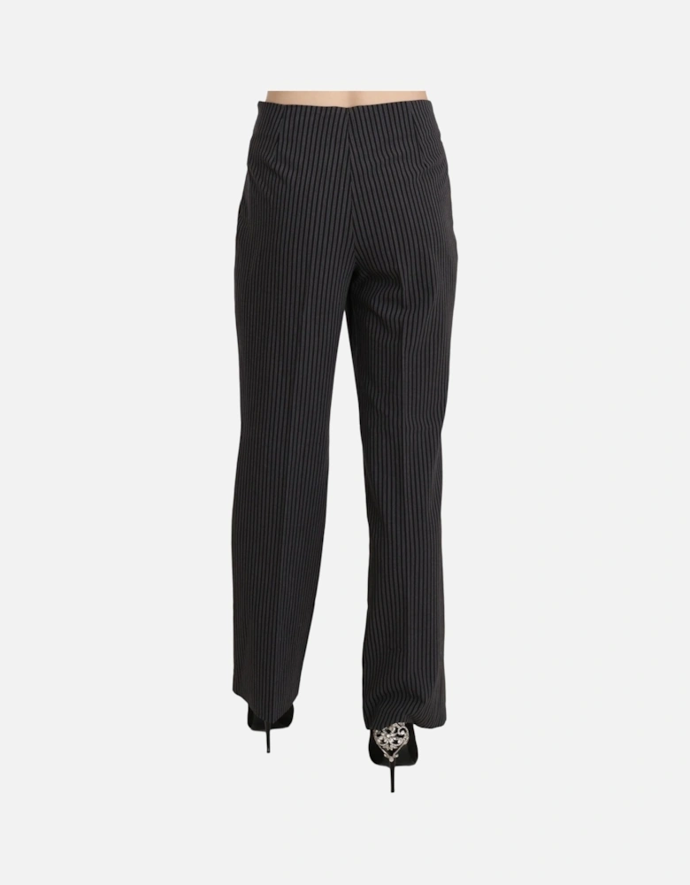 Pinstripe Pants PAN70094 Women - Black Jeans