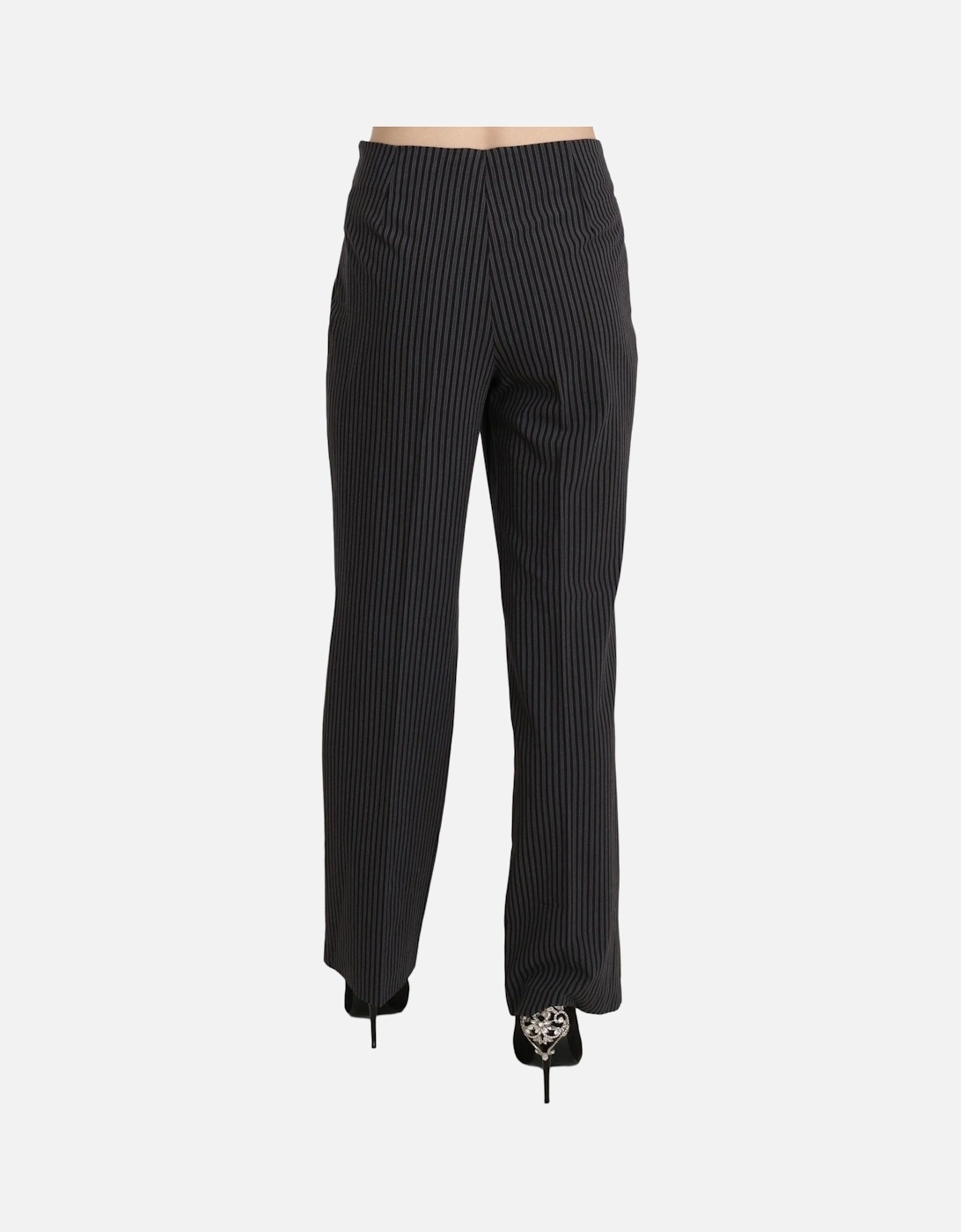 Pinstripe Pants PAN70094 Women - Black Jeans