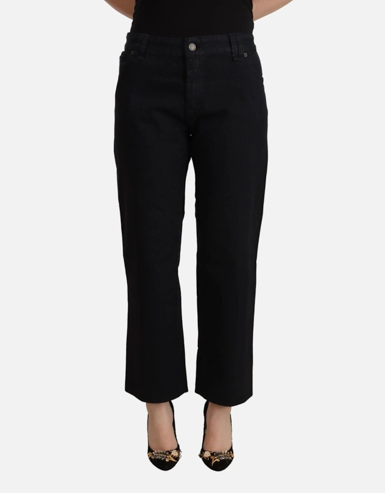 Straight Leg Jeans Women - Black Jeans