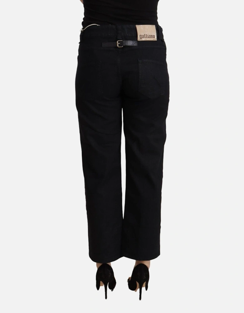 Straight Leg Jeans Women - Black Jeans