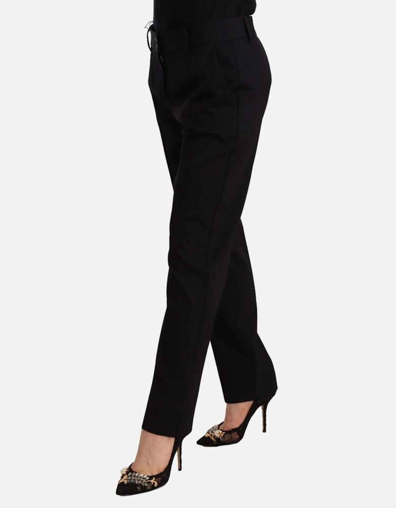 Dolce Gabbana Straight Leg Trousers Women - Black Jeans