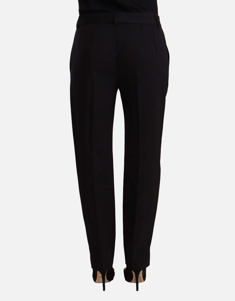 Dolce Gabbana Straight Leg Trousers Women - Black Jeans