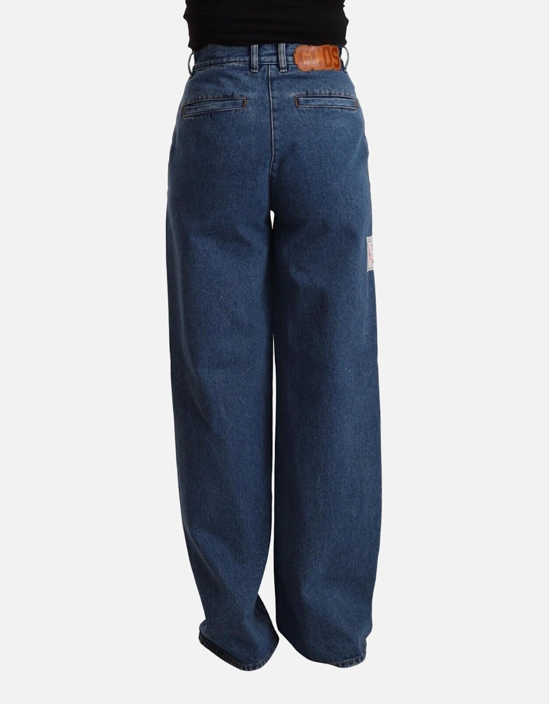 Wide Leg Jeans Denim Pants Women - Blue Jeans