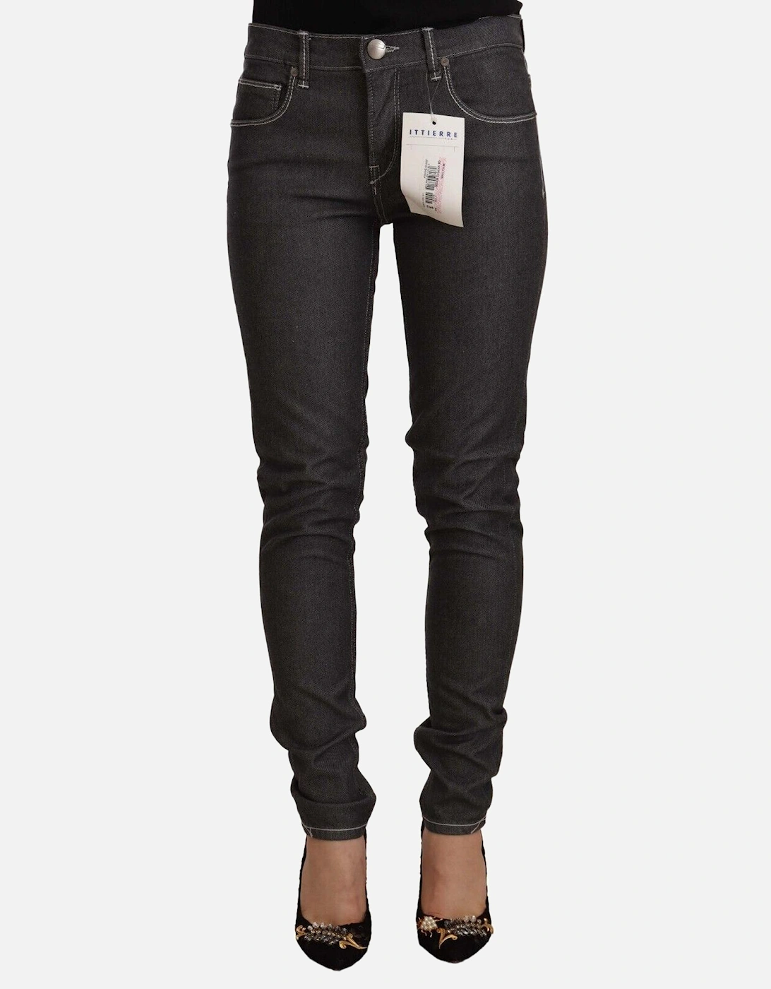 ITTIERRE Skinny Jeans Women - Black Jeans, 4 of 3