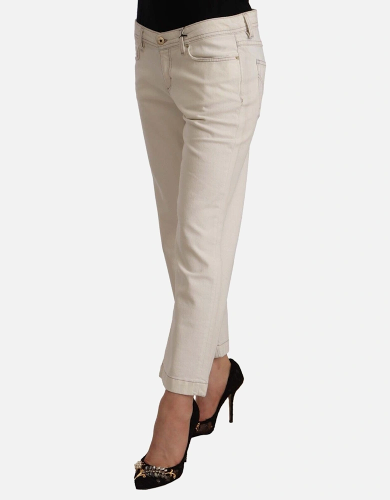 Dolce Gabbana Beige Jeans Women - Off White Jeans