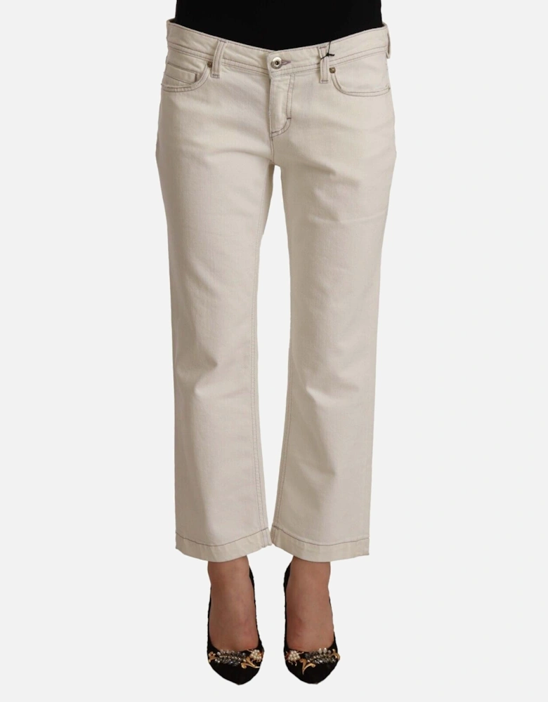 Dolce Gabbana Beige Jeans Women - Off White Jeans