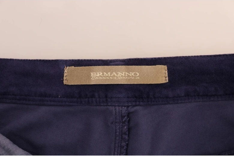 Velvet Bootcut Pants Women - Purple Jeans