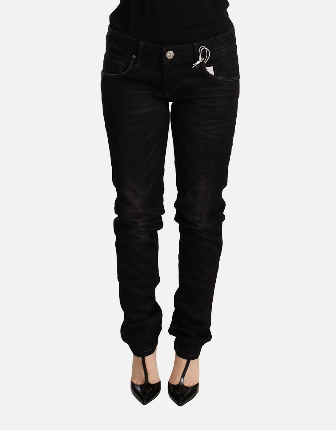 Skinny Jeans Casual Style Women - Black Jeans, 4 of 3