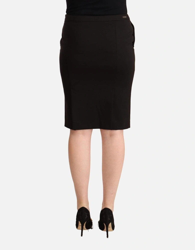 Pencil Skirt Classic Fit Women - Black