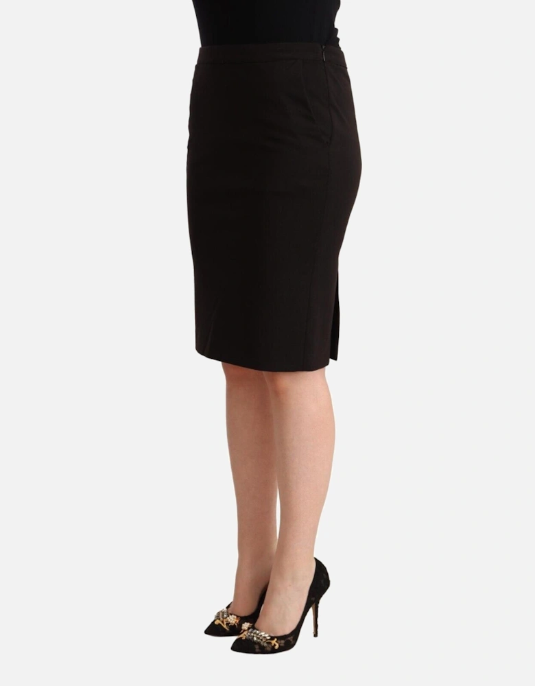 Pencil Skirt Classic Fit Women - Black