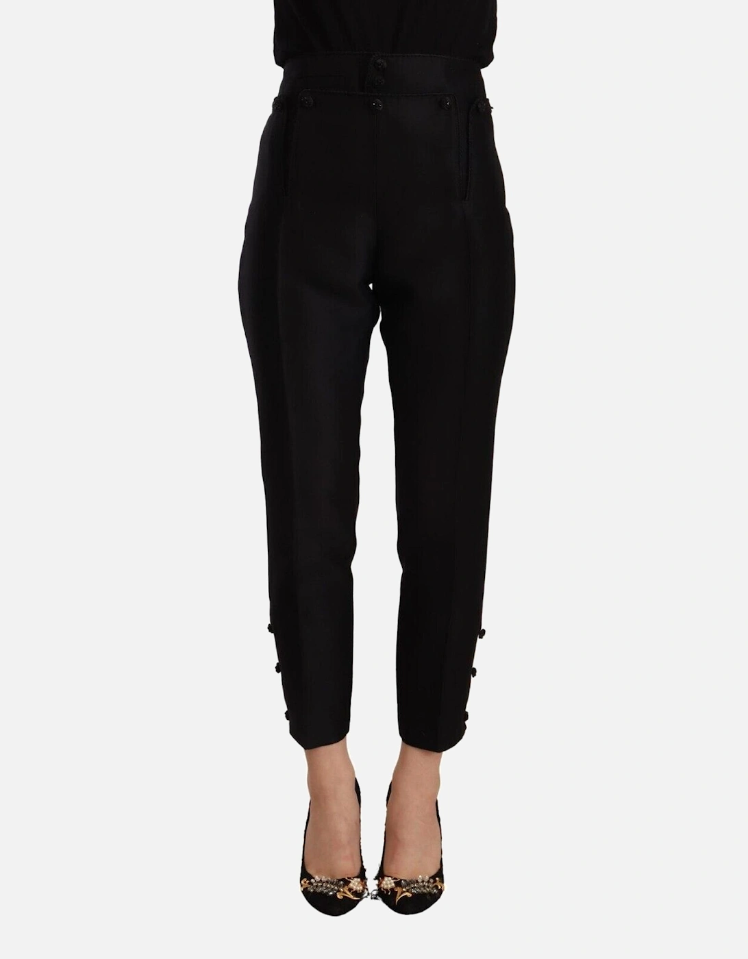 Trousers Classic Style Women - Black Jeans, 4 of 3