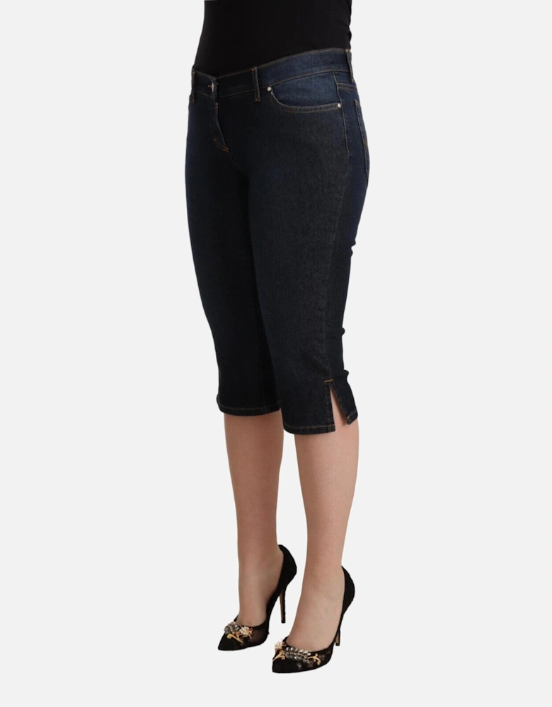 Capri Jeans Slim Fit PAN72213 Women - Blue Jeans