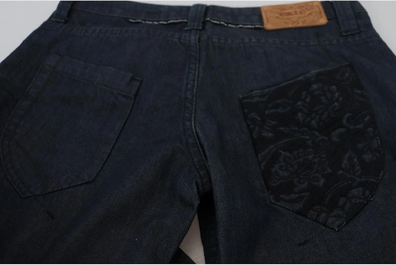 Low Waist Denim Straight Fit Cotton Jeans Women - Blue Jeans