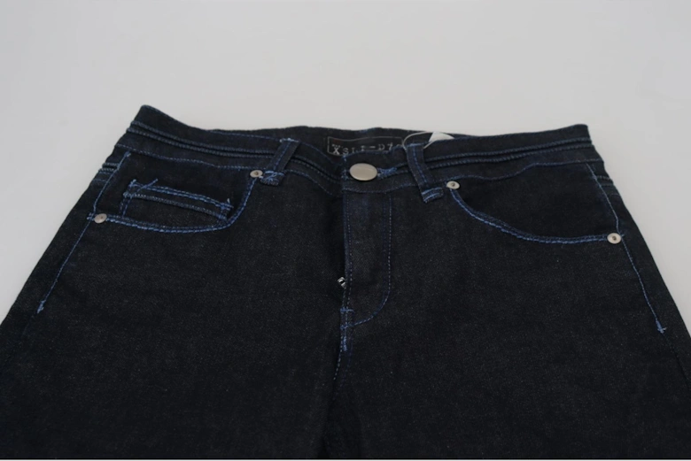 Low Waist Slim Fit Denim Jeans Women - Blue Jeans